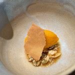 TOKi - 吉野柿のソルベ　大和紅茶の渋みと種