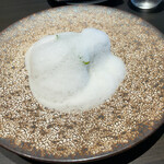 TOKi - ズッキーニと奈良産米のアロス 焼いた魚と夏の印象のエア