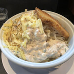 らーめん三極志 - ツナマヨ炙りチーズ二郎系らーめん(1,000円)