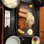 HANAMURA - カキフライとトロフィレ定食　税込１４３０円