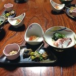 民宿　うらや - 料理写真:前菜！ ではでは