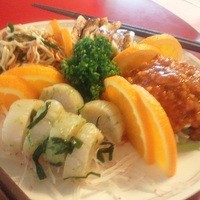 赤坂 四川飯店 - バンバンジー　蒸なす　ホタテ　押し豆腐　どれも美味