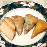 かまぼこの鐘崎 - 伊達揚げ、旨揚げ（ごぼう、小松菜、かぼちゃ）