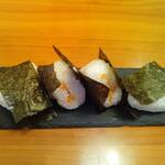 とんがらし - おむすび（鮭2個、うめおかか1個、明太子1個）