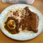 Indhian Resutoran Rota - 土日限定バングラディッシュカレー（ポラウチキンローストカレー、たまごカレー