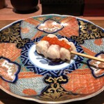 薪鳥新神戸 - 秋田県 高原比内地鶏 ささみ + ハリッサ