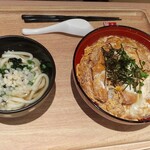 ジョイラスター - カツ丼とミニうどんのセット