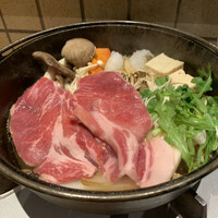 すき焼き 串カツ はるな 本町店 - イブ美豚すき焼き