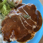 ソラ カフェ - ハンバーグアップ♪