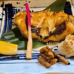 季節料理 薗 - 銀だらカマ塩焼き