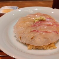 京都和久傳 - 鯛の黒寿司