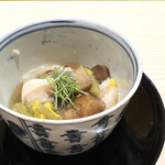 すし宮川  - ホッキ貝 落葉キノコ