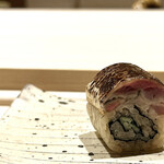 すし宮川  - 秋刀魚の棒鮨