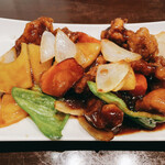 豫園 - 黒酢酢豚 (ランチ定食)