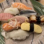 Sushi Maru - ランチ握り寿司セット【2021.10】