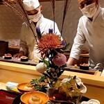 銀座 しのはら - 大将も登場