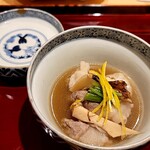 銀座 しのはら - 猪と松茸