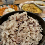 Tedukuri shokudou pampukin - 定食の雑穀米