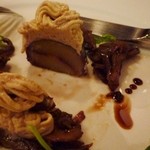 ゴッサム - フォアグラのクリームの下にはシェリー酒で香りづけした栗の渋皮煮が！