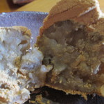 仲佐 - 蕎麦饅頭割ってみた