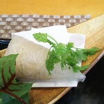 玄海鮨 - 貝柱の揚げ春巻