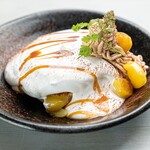 Kafedainingu Kara-Zu - マロンクリームパンケーキ