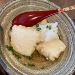 蕎麦居酒屋 彩海 - 揚げ出しジーマミー豆腐　ふっくらやさしいお味