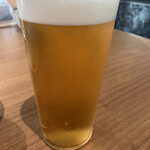 蕎麦居酒屋 彩海 - オリオン生　沖縄県下ではコレ