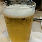 洋食 おなじみ - ビール(￣ー￣)　570円