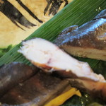 うずら家 - 岩魚の焼枯らしアップ