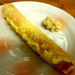 ふる里うどん  - ソーセージ天