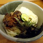 ふる里うどん  - 肉ぶっかけ冷２玉