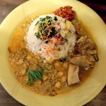 キッチン アンド カリー - ライスは新生姜の炊き込みご飯