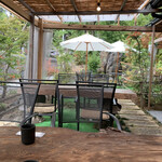 いろり 勢賀の郷 - 座ったテーブル席からの眺め