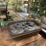 いろり 勢賀の郷 - 炭火焼きの七輪