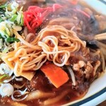 わっかないラーメン - チャーメン（醤油）1331円︰麺リフトアップ