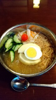 Kenta Mama No Mise - 凍らせたスープを混ぜて、キンキンに冷やして頂きます。