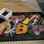 海鮮 イタリアンバル ルチアーノ - 前菜カルパッチョです〰️‼️