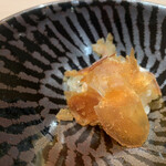 匠 進吾 - 意外なヒット作、からすみの白滝和え。薄〜い方が好みなので。