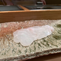 匠 進吾 - クエ。適度な熟成で旨さも適当。塩＆山葵との相性バッチリ。