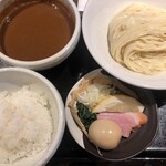 鴨出汁中華蕎麦 麺屋yoshiki - 鴨出汁手揉みカレーつけ蕎麦+小ライス