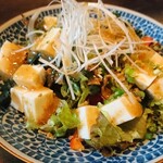 よってけ酒場 - 豆腐サラダ