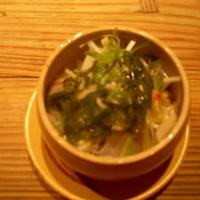 明日香 下北沢店 - 平うどん、大根とめかぶ、おだしで。