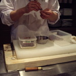 割烹 しらこ - いつまで眺めていても飽きない白子さんのお仕事