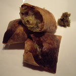 割烹 しらこ - おまかせB⑨：（詳細失念）魚介の春巻