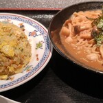 Minou - 焼き麺・明太子味とチャーハン(小)セット1045円