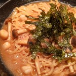 珉王 - 焼き麺・明太子味とチャーハン(小)セット1045円