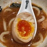 麺屋武蔵 巌虎 - 味玉アップ