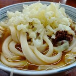 Takekawa Udon - 自家製辛味と揚げ玉