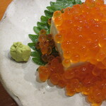 魚虎 - イクラ冷奴、宝石のようにキラキラ★*.